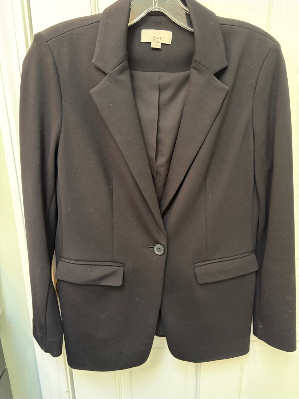 LOFT Black Single-Button Women's Blazer